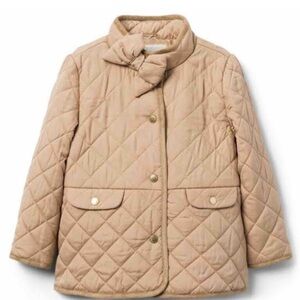 Jaime and jack Kids Tan Quilted Jacket